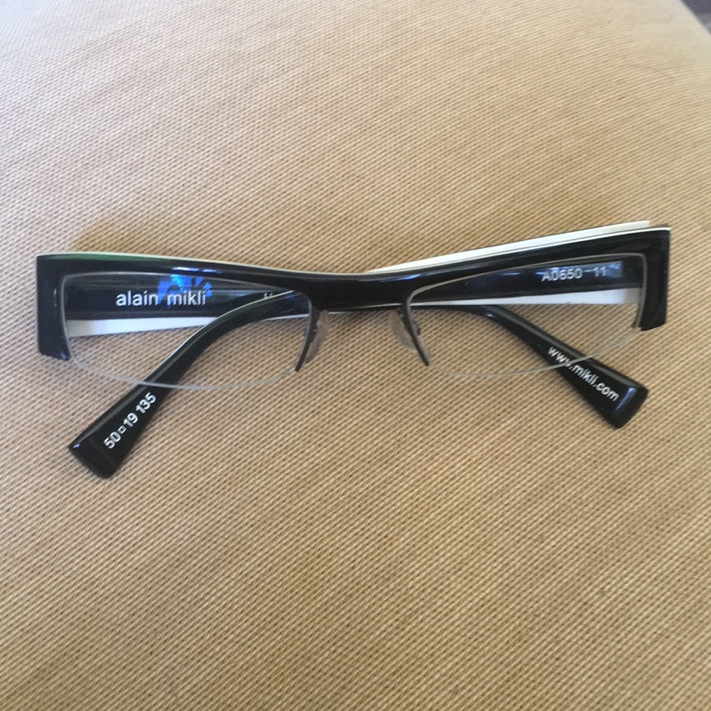 Alain Mikli Black and White Frames NWOT